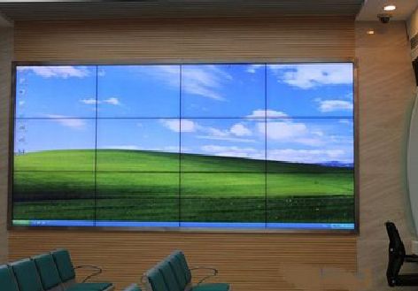 桂阳县液晶拼接屏的另类用法。